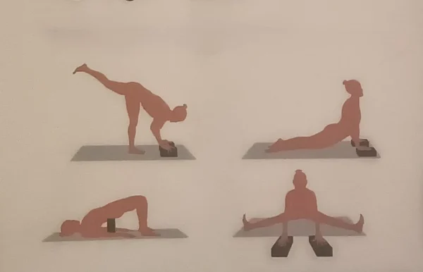 Utilizzo blocchi yoga